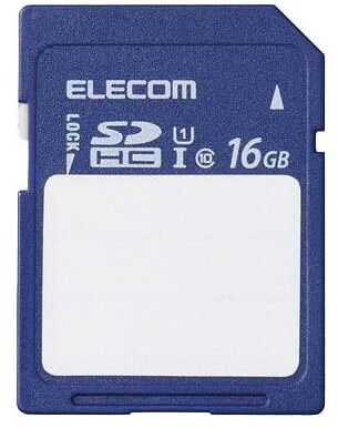 SDHCカード 保存内容が書ける ケース付 UHS-I 80MB/s 16GB MF-FS016GU11C