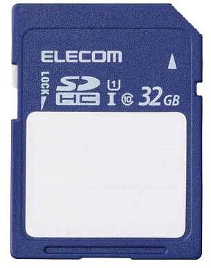 SDHCカード 保存内容が書ける ケース付 UHS-I 80MB/s 32GB MF-FS032GU11C