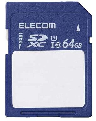 SDXCカード 保存内容が書ける ケース付 UHS-I 80MB/s 64GB MF-FS064GU11C