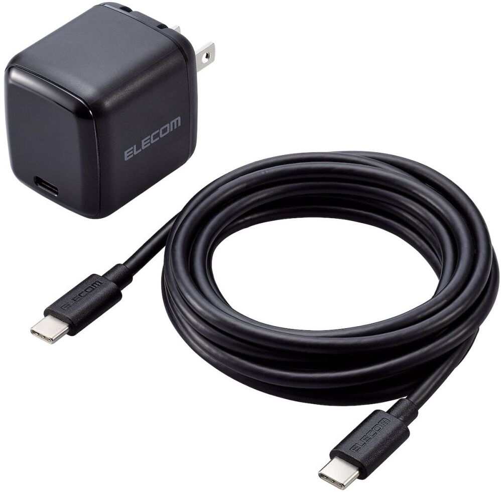 �m�[�gPC�pAC�A�_�v�^�[/USB PD/65W/USB-C1�|�[�g/C-C�P�[�u���t��/2.0m/�u���b�N ACDC-PD8765BK