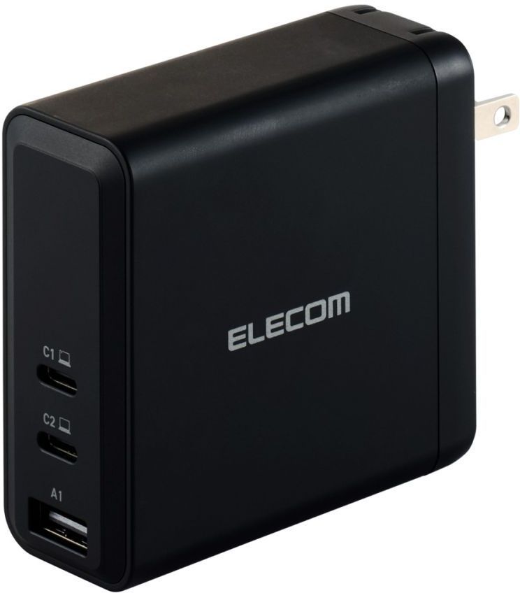 �m�[�gPC����AC�A�_�v�^�[/USB PD�Ή�/140W/USB-C×2/USB-A×1/�X�C���O�v���O/�u���b�N ACDC-PD96140BK