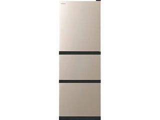 【Ａエリア配送】R-27SV-N(ライトゴールド)　冷凍冷蔵庫【265L・右開き】