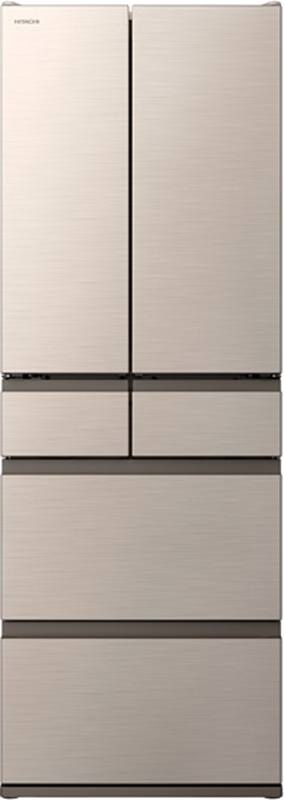 HITACHI 日立 フレンチ6ドア 冷凍冷蔵庫 540L HWタイプ R-HW54V-N【A