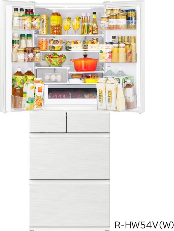 HITACHI 日立 冷蔵庫 6ドア フレンチドア大型 540L HWタイプ R-HW54V 