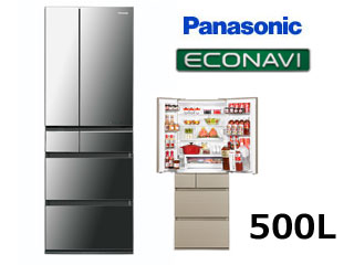 Panasonic パーシャル搭載冷蔵庫 NR-F503HPX-W - 家具