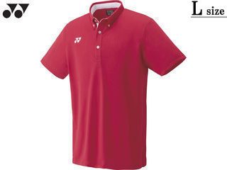 ユニセックス ゲームシャツ(フィットスタイル) Lサイズ サンセットレッド 10455-496