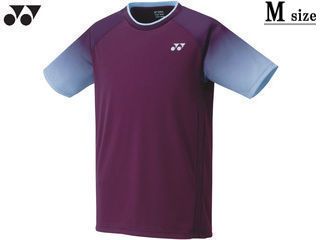 ユニセックス ゲームシャツ(フィットスタイル) Mサイズ ワイン 10469-021