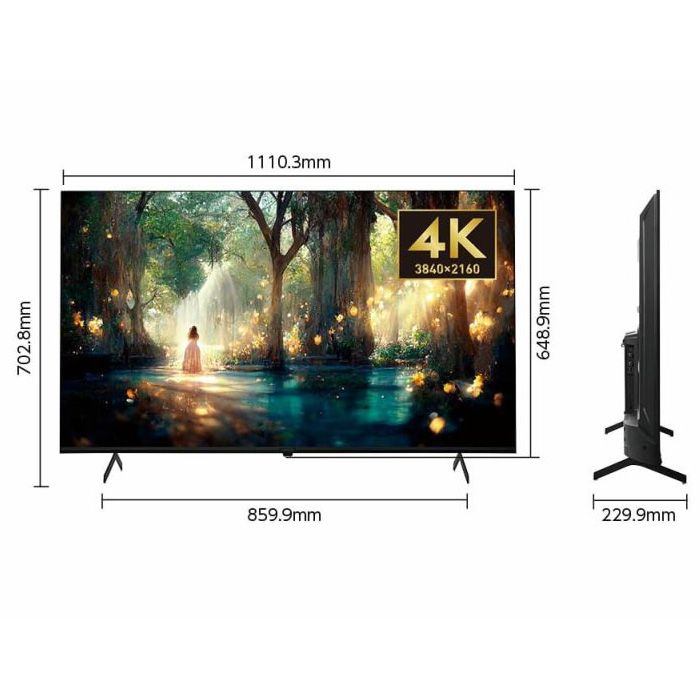ORION オリオン OSR50G10 50V型 4K対応 スマートテレビ - ムラウチ 
