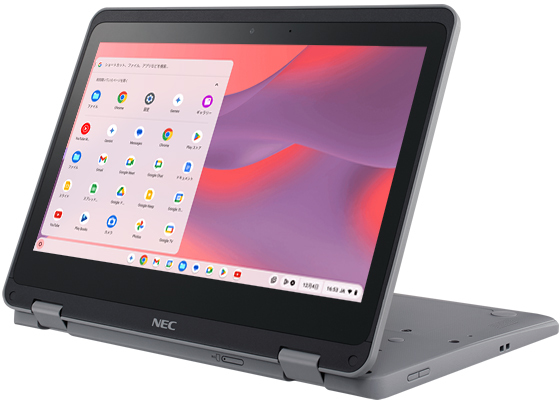 NEC タッチ対応11.6型ノートPC Chromebook Y4(N100/4GB/eMMC 32GB