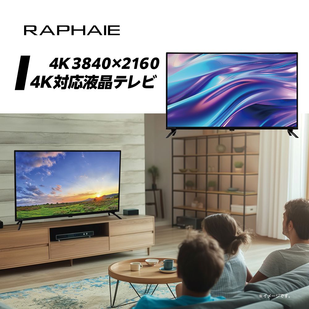 DOSHISHA ドウシシャ RL43RD02 43V型 4K 液晶テレビ RAPHAIE 