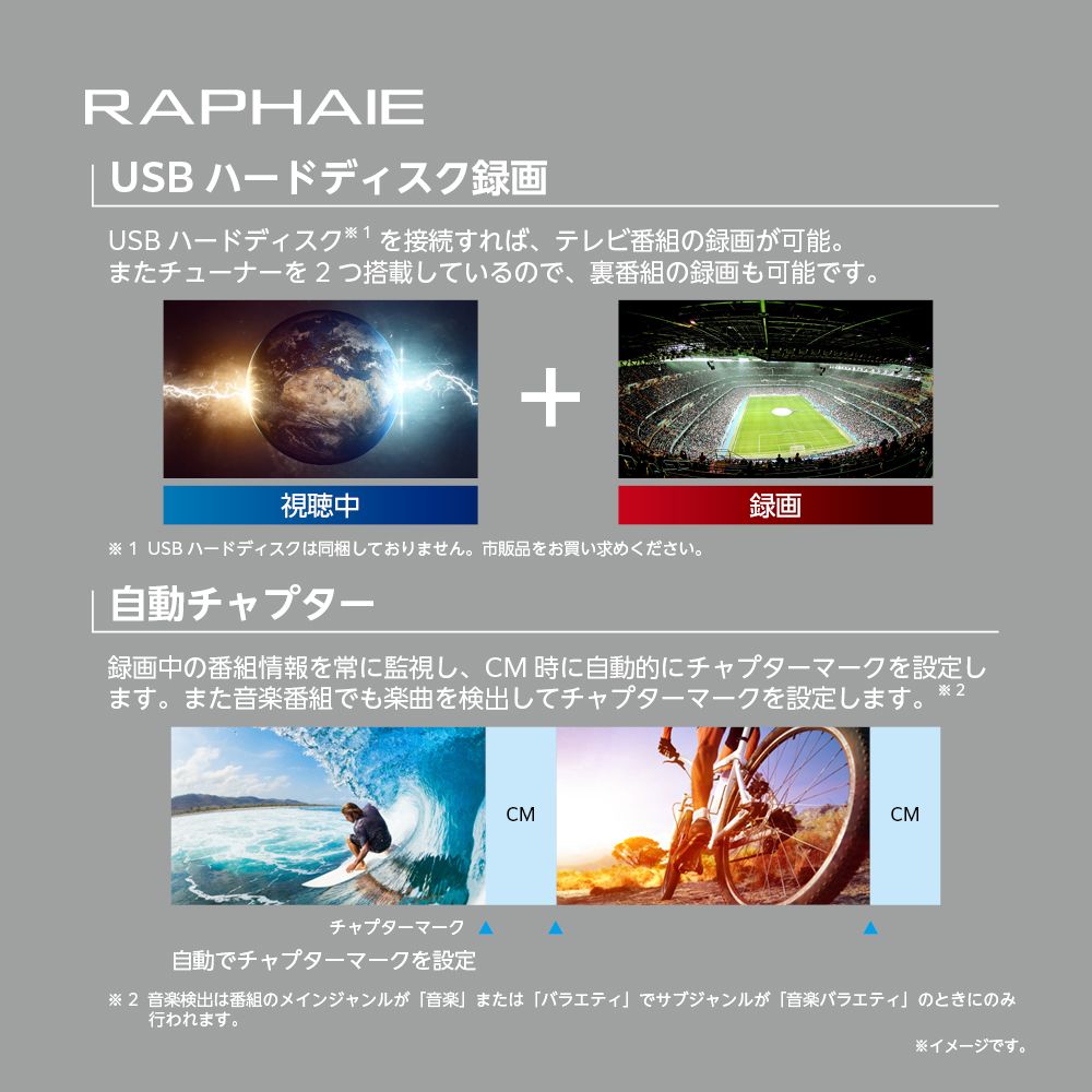 DOSHISHA ドウシシャ RL43RD02 43V型 4K 液晶テレビ RAPHAIE 