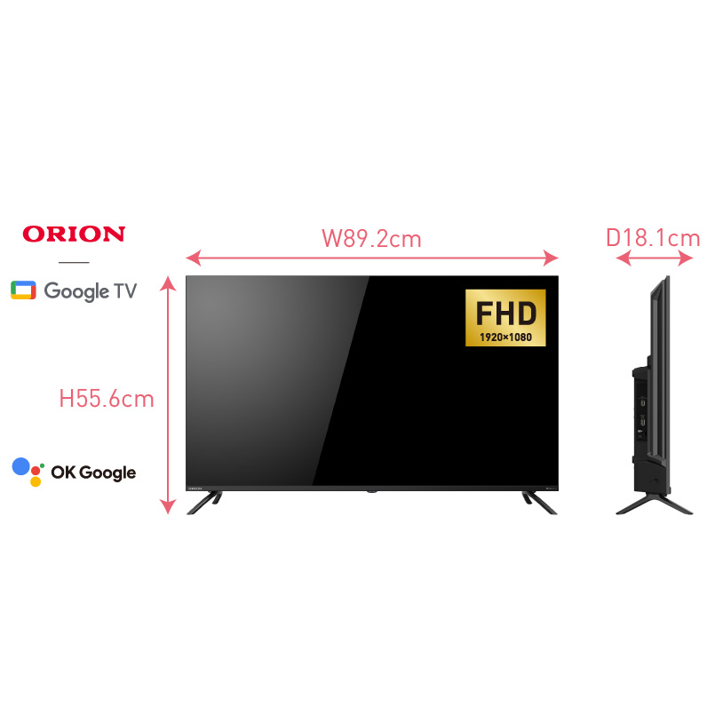 ORION 32型液晶テレビ OL32WD10S ブラック オリオン電機 液晶テレビ [ 32V型 / HD対応 / YouTube NETFLIX