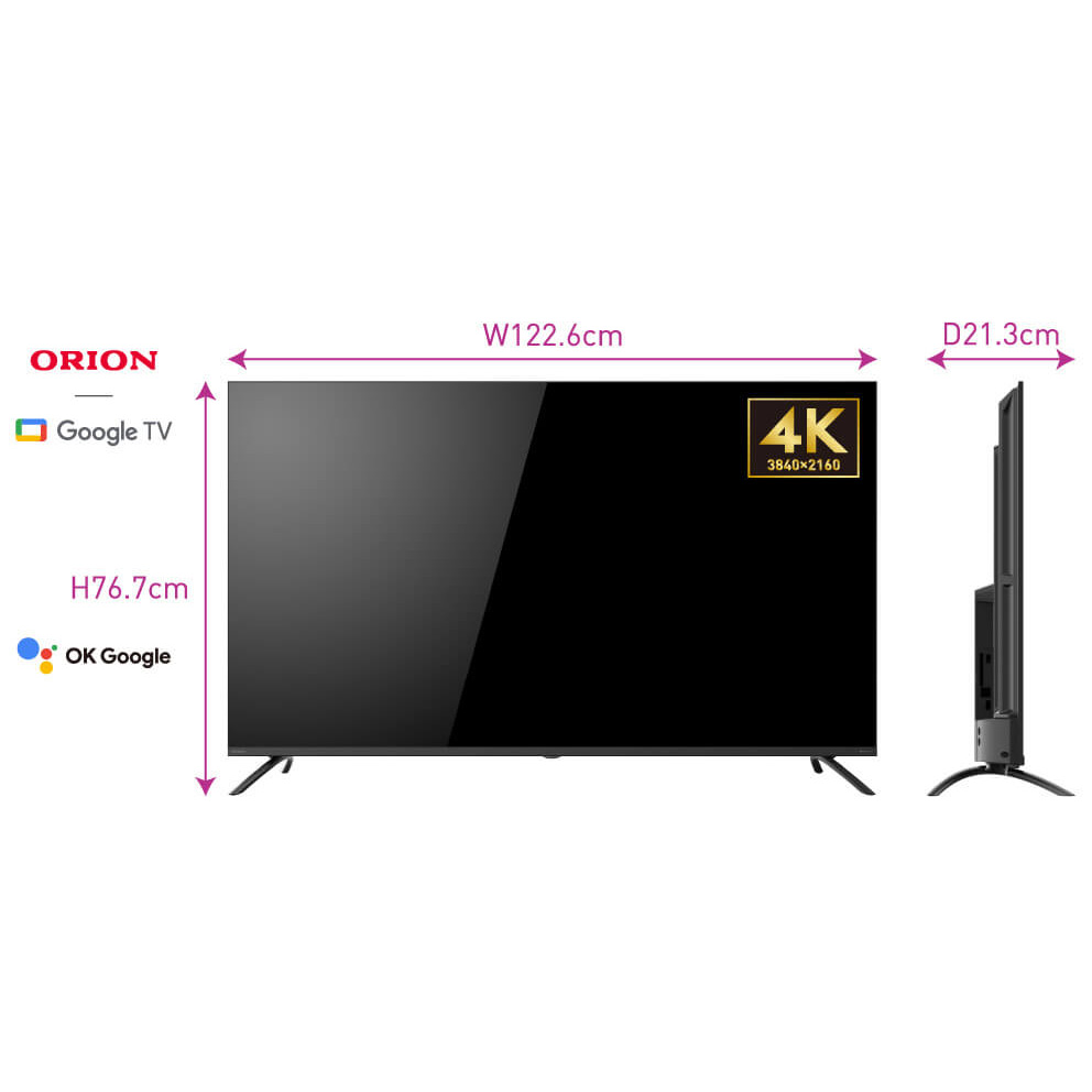 メル　ORION(オリオン)GoogleTV搭載 チューナーレステレビ4K GL501U 4K チューナーレススマートテレビ 1台 オリオン(ORION) 【通販