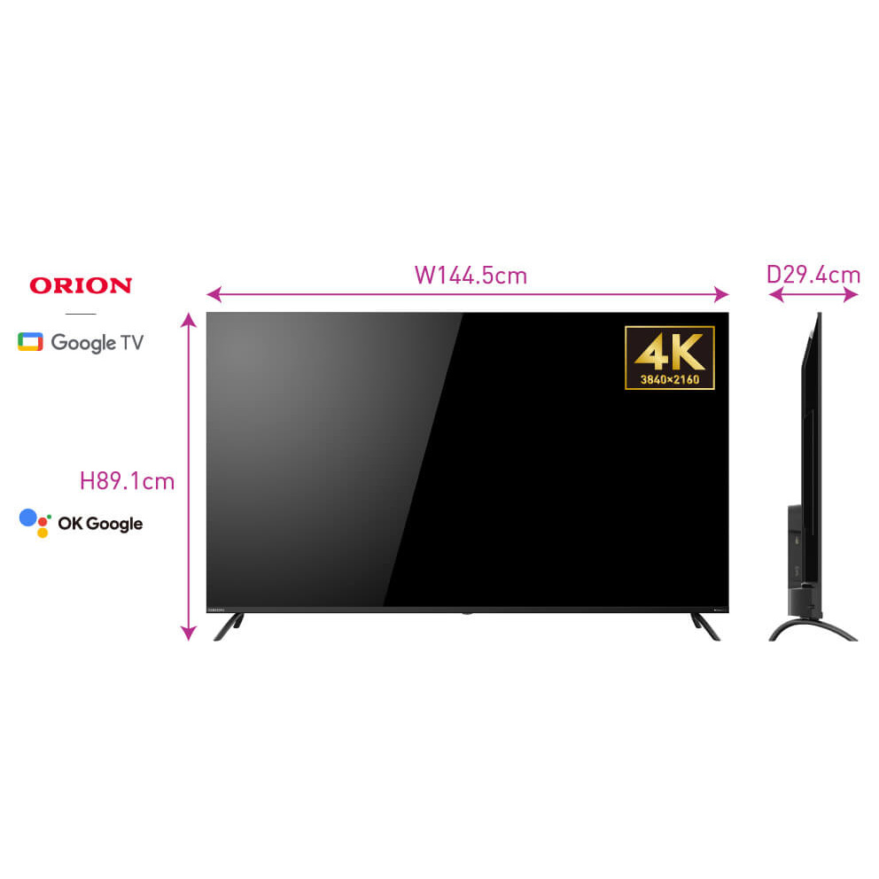 ORION オリオン 【法人様限定】GL651UC 65V型 4K対応 GoogleTV