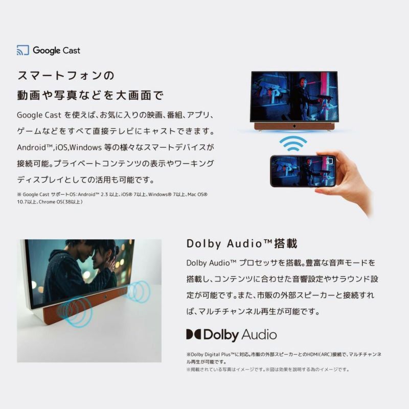ORION オリオン PDG-241FB 24V型 フルハイビジョン ポータブルチューナーレステレビ GoogleTV搭載 - ムラウチドットコム