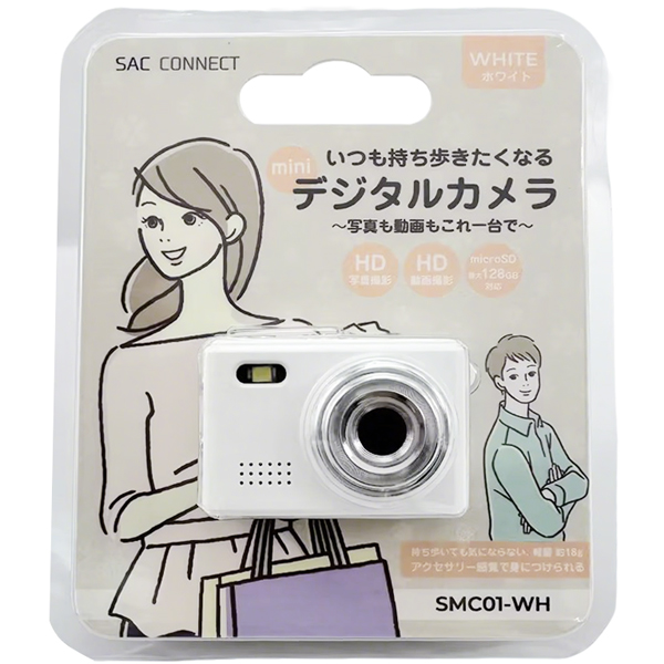 SAC CONNECT ミニカメラ SMC01-WH ホワイト - ムラウチドットコム