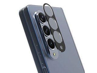 araree Galaxy Z Fold 4 C-SUB Core カメラ専用強化ガラスフィルム(2枚入り)ブラック AR24771GZFD3