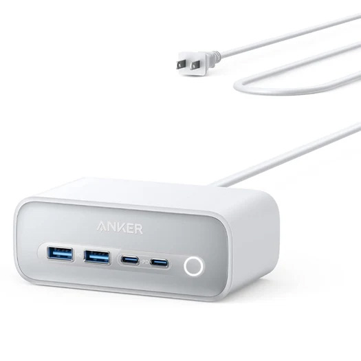 ݌Ɍ Anker 525 Charging Station d^bv(USB-A×2AUSB-C×2AAC×3) PSE擾 A91C0N21 zCg