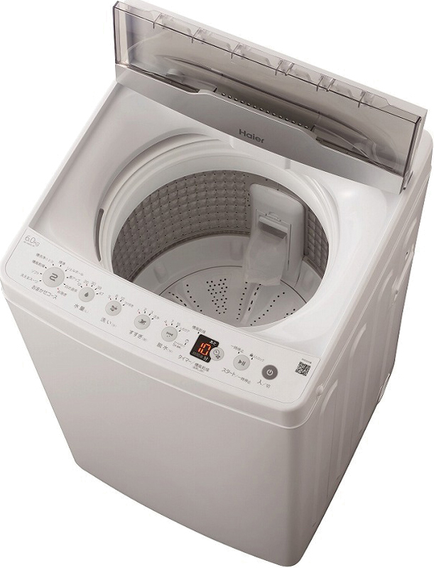 ハイアール　Haier 洗濯機 6kg ホワイト JW-HS61D(W) Haier ハイアール 洗濯機 6kg 縦型 全自動 JW-HS61D 高濃度スパイラル