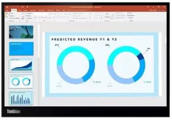 14�^�t���f�B�X�v���C ThinkVision M14d�i2240x1400/USB Type-Cx2/���j 63AAUAR6JP