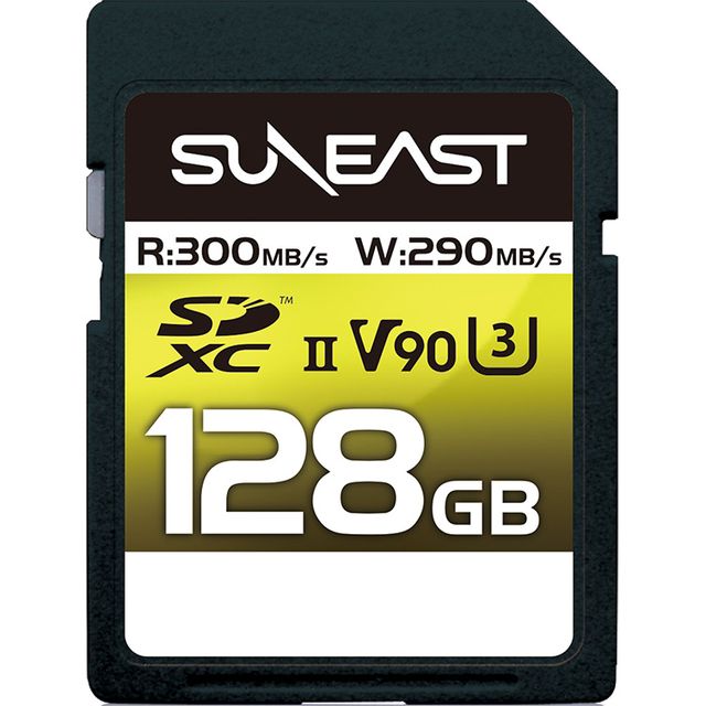 SDXCカード SUNEAST ULTIMATE PRO SD UHS-II V90カード 128GB SE-SDU2128GA300