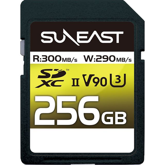 SDXCカード SUNEAST ULTIMATE PRO SD UHS-II V90カード 256GB SE-SDU2256GA300