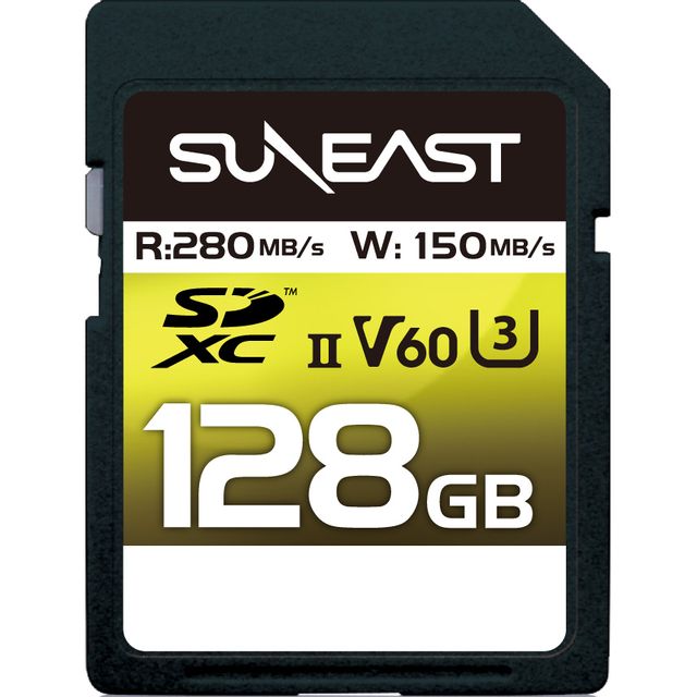 SDXCカード SUNEAST ULTIMATE PRO SD UHS-II V60カード 128GB SE-SDU2128GB280