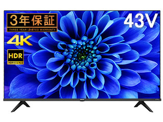 43E6G 43V型 BS/CS 4Kチューナー内蔵液晶テレビ 【 ムラウチドットコム 】