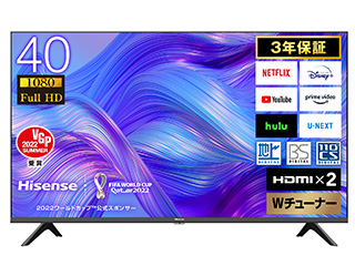 40E40H 40V型 BS/CS/地デジチューナー内蔵 フルハイビジョン液晶テレビ