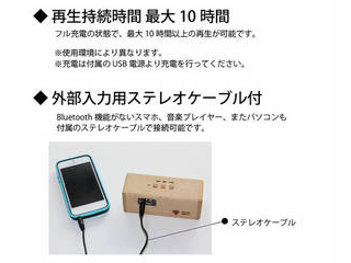 SOUNDFLY（サウンドフライ） Bluetooth 木製 ワイヤレススピーカー ブナ SF-BE