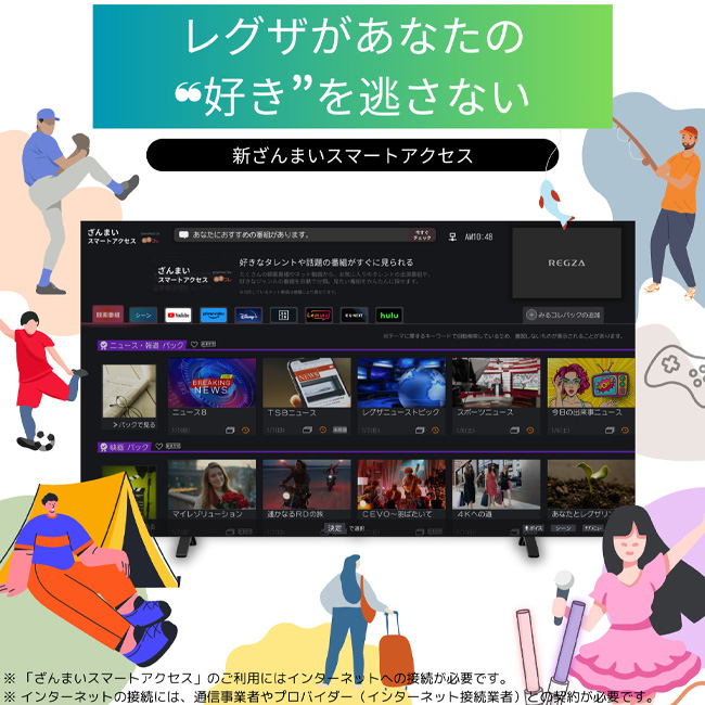 TVS REGZA 【メーカー再調整品】43Z670N(R) 43V型4K液晶レグザ