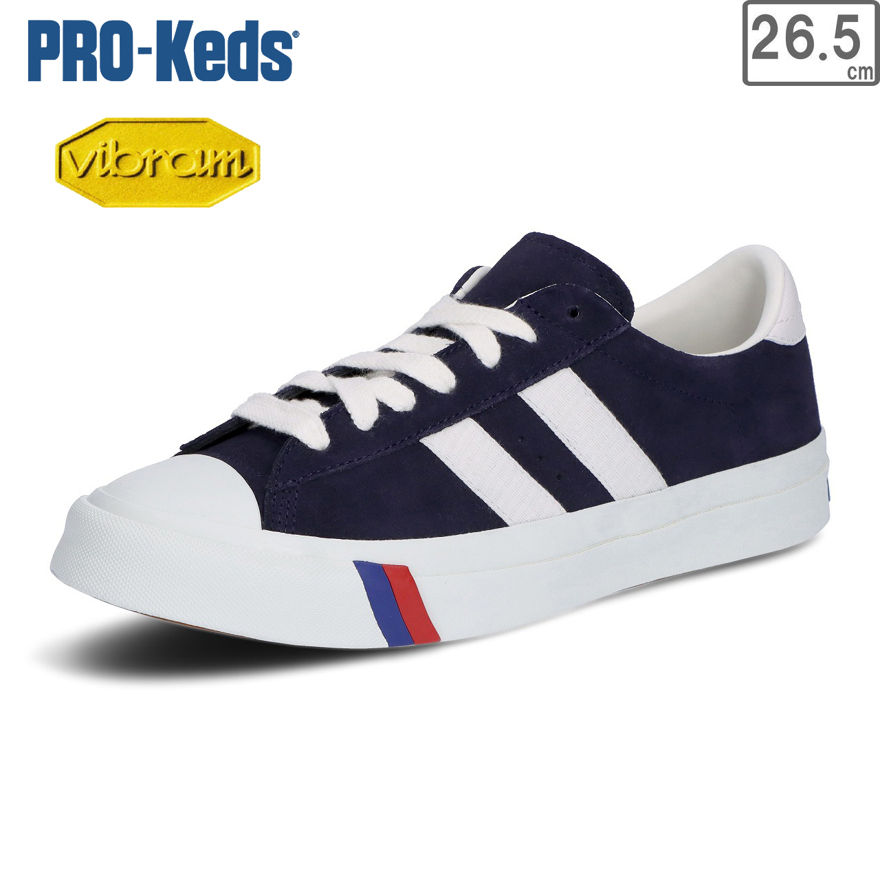 PRO-Keds プロケッズ 【ユニセックス】ロイヤルプラス スエード 【ネイビー】【26.5cm】 PN1021 ヴィブラムメガグリップ