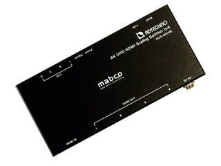 HUS-0104E スケーリング機能搭載 業務用薄型HDMI 2.0a 4分配器