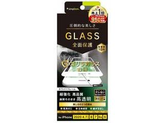 iPhone SE（第2世代）/8/7/6s/6 4.7インチ用 立体成型シームレスガラス  ブラック  TR-IP204-GM3F-GOAGBK