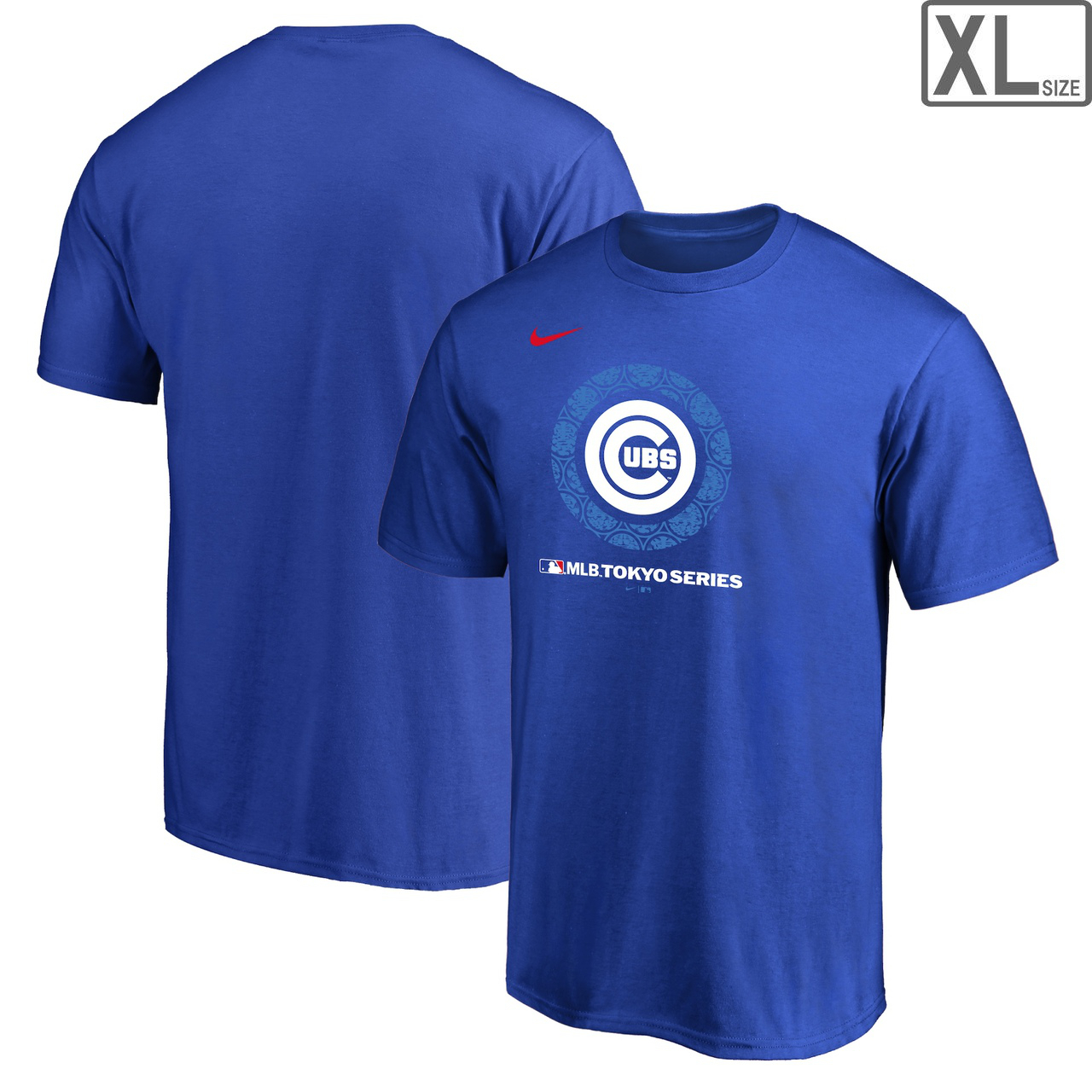 �y�����Y�zMLB Tokyo Series Event Chicago Cubs Tees �y�u���[�z�yXL�T�C�Y�z 0125FW0002
