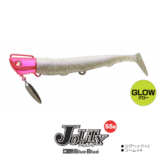 JOLTY55/�W�����e�B55 #24 �t���b�V���O���[/�N���A�s���N 55g 667510913