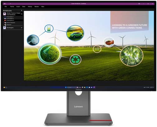 WQHD�Ή� 27�^���C�h�t���f�B�X�v���C ThinkVision P27Q-40 (�u���b�N/3�N�ԃt���ۏ�/IPS) 64A7GAR6JP