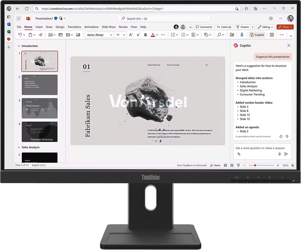 �t��HD�Ή� 21.5�^���C�h�t���f�B�X�v���C ThinkVision E22-40 (�u���b�N/3�N�ۏ�/IPS) 64C9MAR6JP