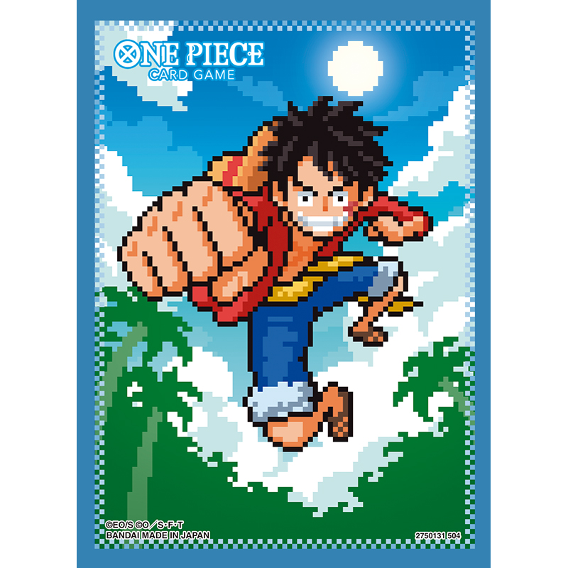 ONE PIECEカードゲーム オフィシャルカードスリーブ8 モンキー・D・ルフィ(ドット) 【 ムラウチドットコム 】