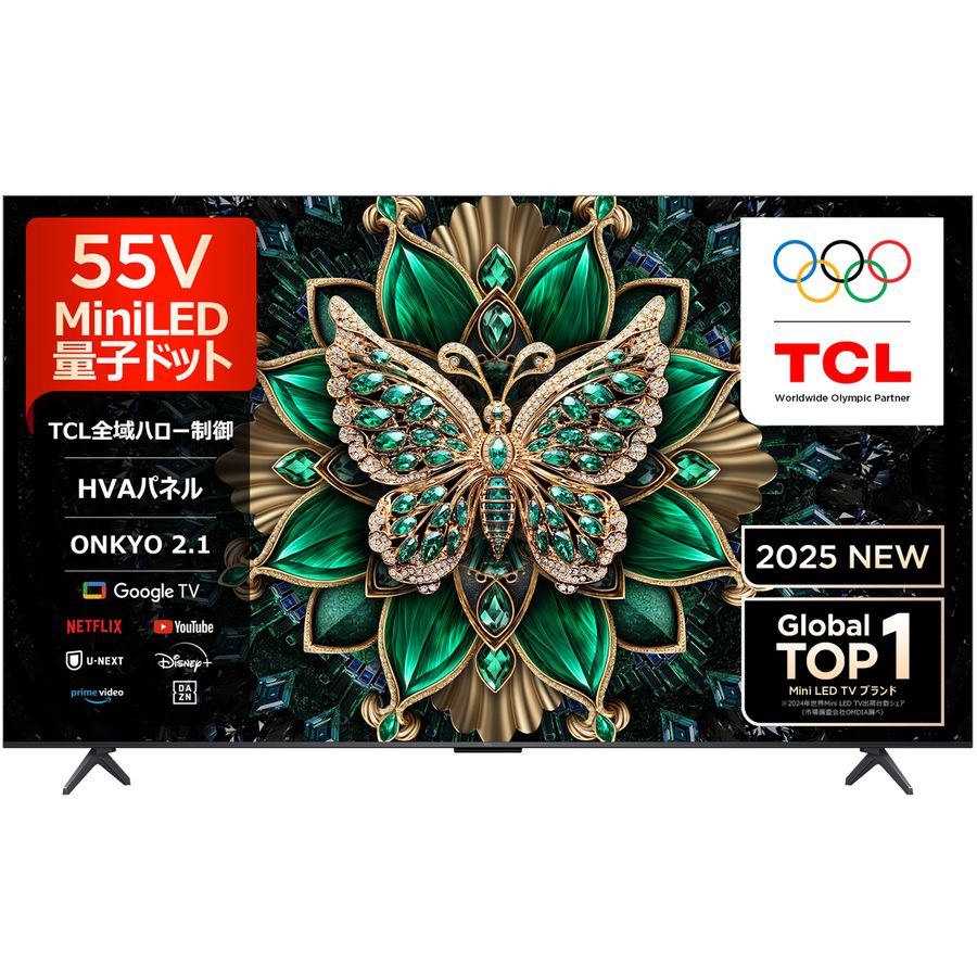 55C6K 55V^ 4Kter ʎqhbgMini LED GoogleTV C6KV[Y