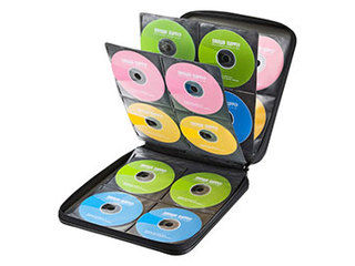 5個セット】 サンワサプライ DVD・CDセミハードケース(160枚収納