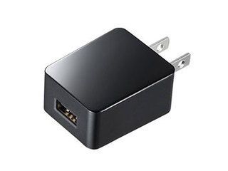 【5個セット】 サンワサプライ USB充電器(1A・広温度範囲対応タイプ) ACA-IP69BKX5