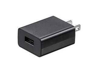 【5個セット】 サンワサプライ USB充電器(1A・ブラック) ACA-IP86BKX5