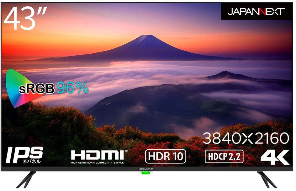 i͌n 4KΉ 43^tfBXvC HDMI×3AUSB×1/Xs[J[/2Nۏ JN-IPS4302TUHDR