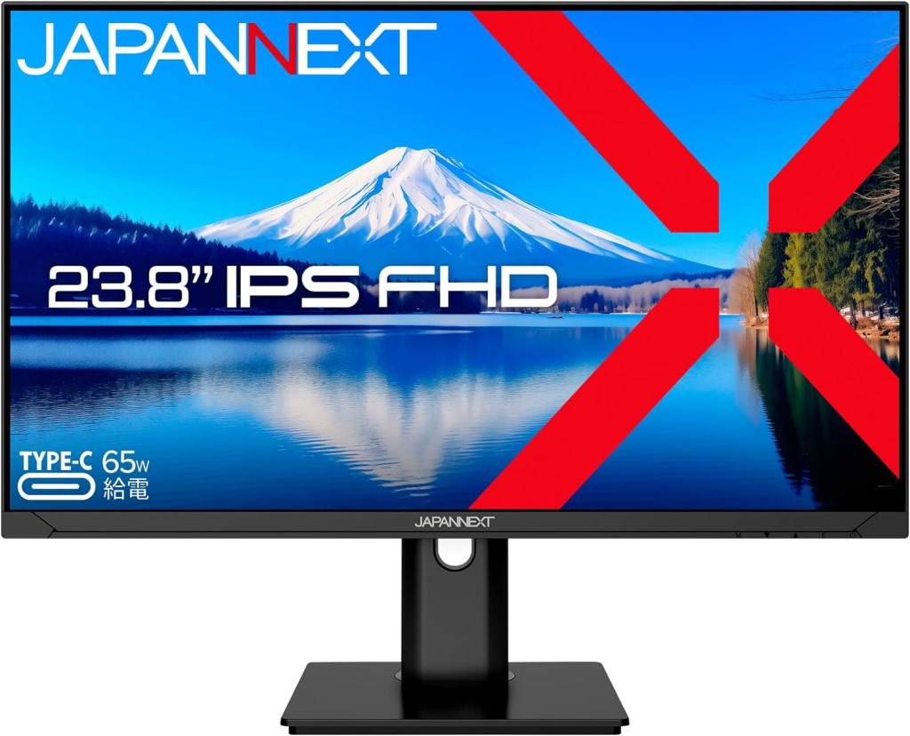 �t��HD�Ή�23.8�^�t���f�B�X�v���C(IPS/DP/HDMI/Type-C 65W���d) JN-IPS238FHDR-C65W-HSP