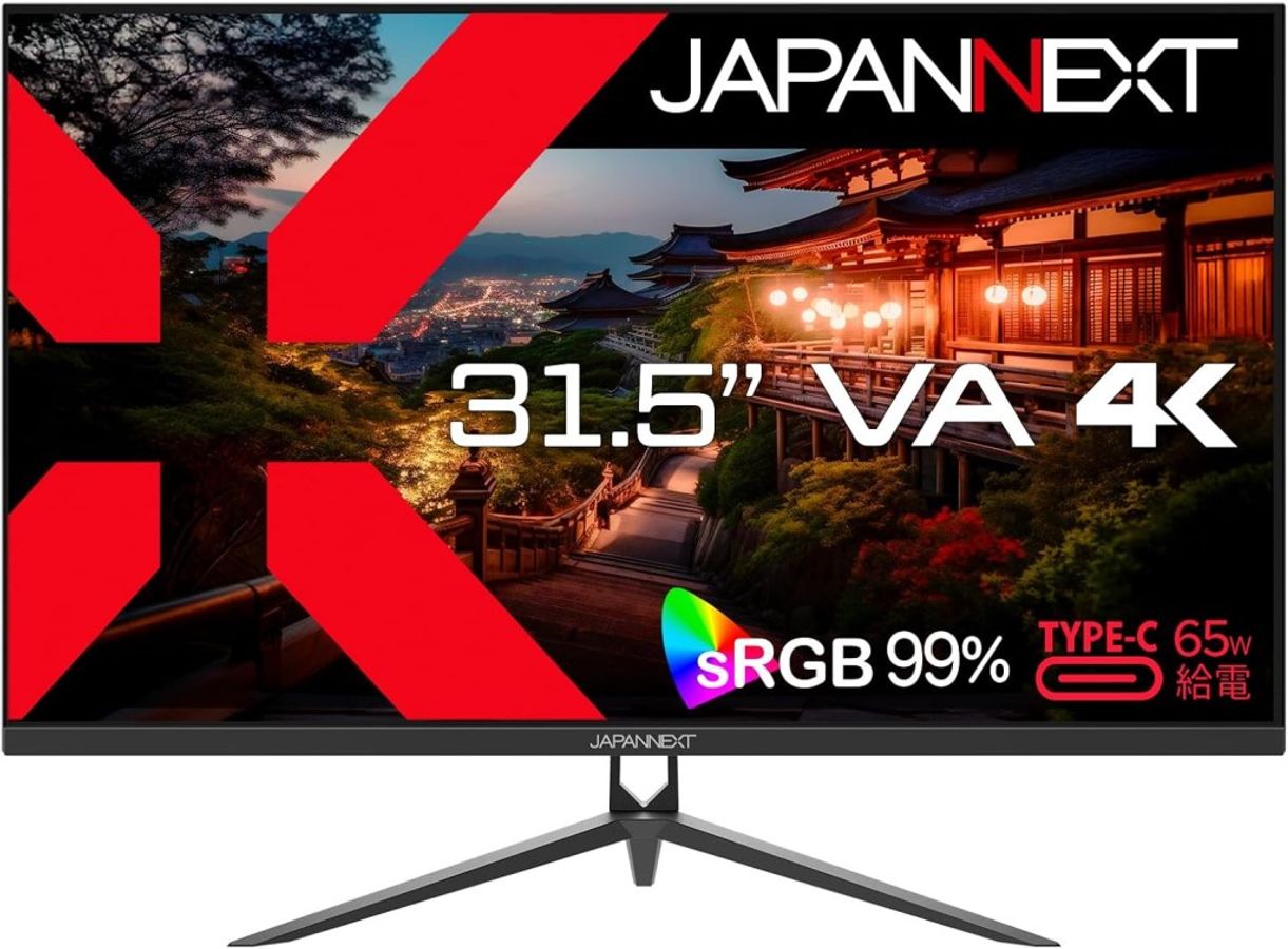 31.5C`4KtfBXvC(VA/DP/HDMI/Type-C65Wd/2Nۏ) JN-V315UHDR-C65W-N