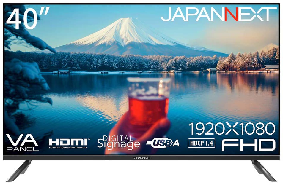 ���i�͌���n�� �t��HD�Ή� 40�^�t���f�B�X�v���C/�u���b�N/�X�s�[�J�[/2�N�ۏ� JN-V40TFHD-U