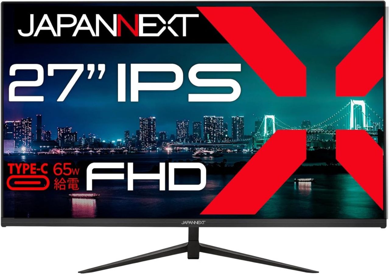 tHDΉ 27^tfBXvC(IPS/HDMI/Type-C 65Wd/Xs[J[/`g/) JN-IPS27FHD-C65W