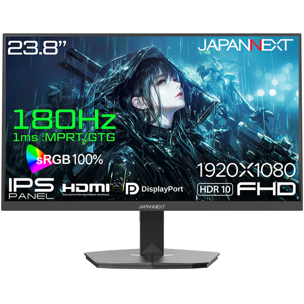 IPSpl̗p tHDΉ23.8^tfBXvC Q[~O 180Hz 2Nۏ JN-Ei238G180F