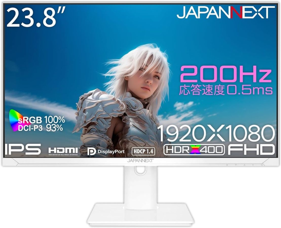 IPS tHD23.8^tfBXvC Q[~O(200Hz/s{bg/2Nۏ) zCg JN-IPS238G200F-HSP-W